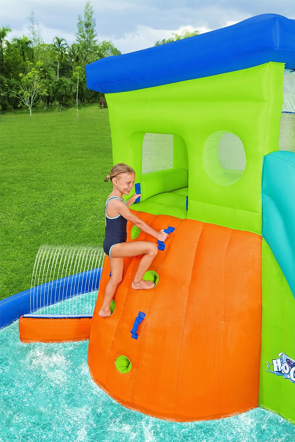 Bestway H2OGO! Canopy Cove Mega Outdoor Water Park | Features Water ...