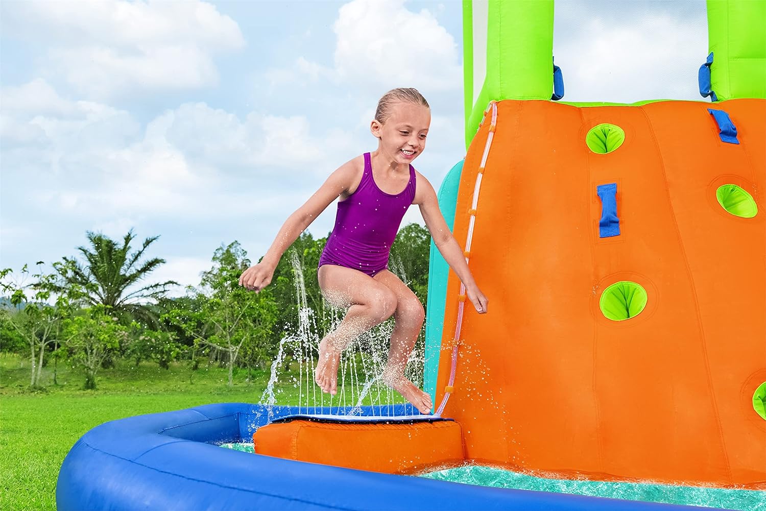 Bestway H2OGO! Canopy Cove Mega Outdoor Water Park | Features Water ...